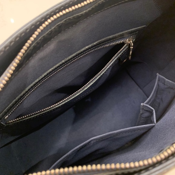 Louis Vuitton Blue Monogram Mat Stockton Bag - Picture 6 of 8